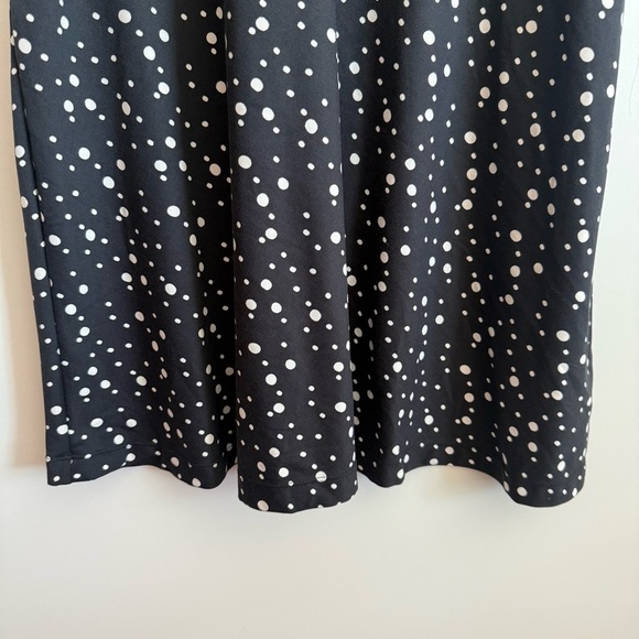 TITLE NINE Buttah Dress in Black/White Celestial Polka Dots Women’s Size XL - Picture 4 of 9
